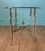 French brass oval coffee table - SOLD
